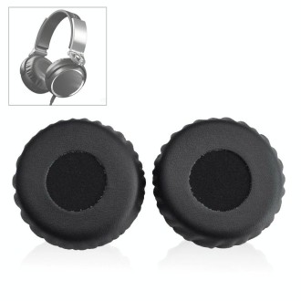 2pcs Sponge Ear Pads For SONY MDR-XB600 Headset(Black)