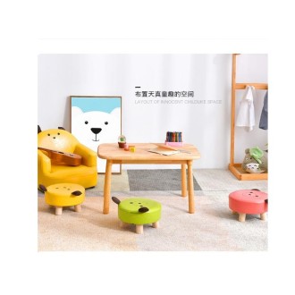 Mini Sofa Children Cartoon Baby Chair Lovely Chair(Pink stool)