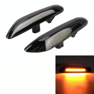 2 PCS D12V / 5W Car LED Dynamic Blinker Side Lights Flowing Water Turn Signal Light for BMW, Yellow Light