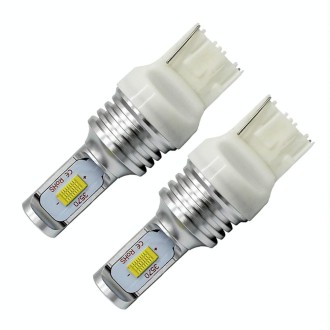 2 PCS T20/7440 72W 1000LM 6000-6500K Bright White Light Car Turn Backup LED Bulbs Reversing Lights, DC 12-24V (Ice Blue Light)