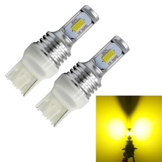 2 PCS T20/7440 72W 1000LM 6000-6500K Bright White Light Car Turn Backup LED Bulbs Reversing Lights, DC 12-24V