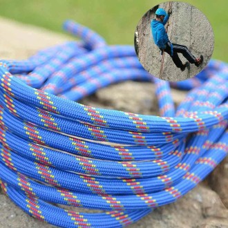 XINDA XD-S9804 Climbing Auxiliary Rope Static Rope Safety Rescue Rope, Length: 20m Diameter: 10mm(Blue)