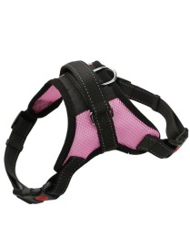 K9 Dog Adjustable Chest Strap, Size: XL(Breathable Pink)