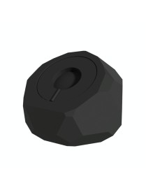 Diamond-shaped 2 in 1 Wireless Charging Silicone Base(Black)