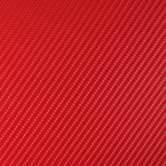 1.52m × 0.5m 4D Deep Blue Gloss Carbon Fiber Vinyl Wrap Car Sticker Decal Bubble Free Air Release(Red)