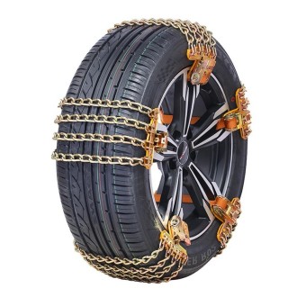 Car Tire Truck SUV Snow Winter Emergency Anti-Skid Chain, Style: 4 Chains (Small)