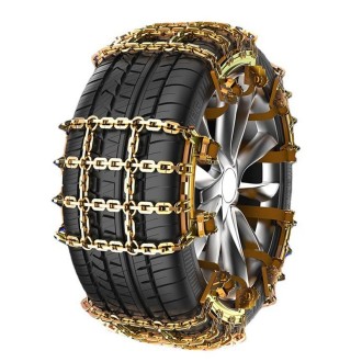 Car Tire Truck SUV Snow Winter Emergency Anti-Skid Chain, Style: Double Head Fields Type (Small)