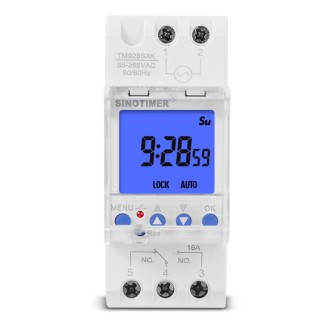 SINOTIMER TM928SAKL 85-265V 16A  1 Second to 168 Hours...