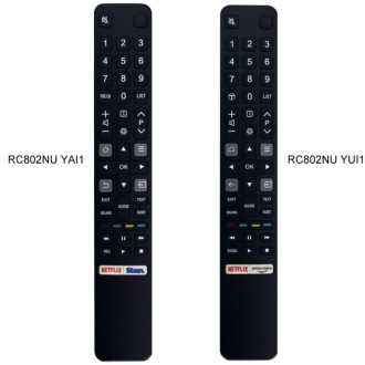 For TCL TV Intelligent Infrared Remote Control(RC802NU YUI1)
