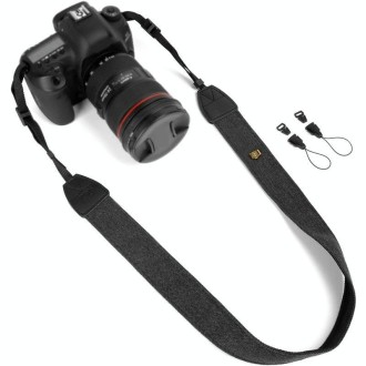 Camera Strap Canvas Neck Shoulder Strap with Quick Release Buckles for DSLR / SLR Camera