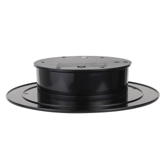 25cm 360 Degree Electric Rotating Mirror Surface Turntable Display Stand Video Shooting Props Turntable for Photography, Load 3k