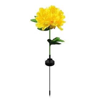 Solar Lawn Lamp LED Simulation Flower Garden Decorative Atmosphere Lights, Style: Peony