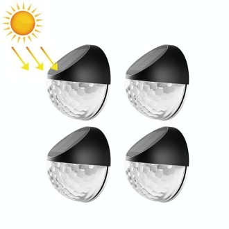 4 PCS SMD2835 Solar Decorative Light Outdoor Waterproof Garden Fence Light, Color Temperature: 3000-3200K