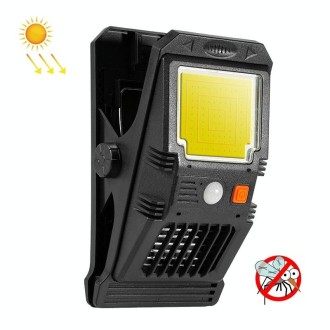 E-SMARTER W7104-2 COB Solar Wall Lamp With Clip Mosquito Killer Lamp Portable Body Sensor Outdoor Garden Light