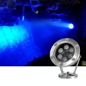 LED Underwater Light Pool Fish Pond Fountain Waterproof Landscape Light 9W(Warm White)