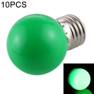 10 PCS 2W E27 2835 SMD Home Decoration LED Light Bulbs, DC 12V (Green Light)