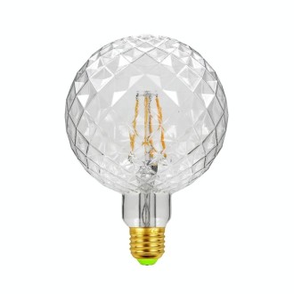 E27 Screw Port LED Vintage Light Shaped Decorative Illumination Bulb, Style: G125 Inner Pineapple Transparent(220V 4W 2700K)