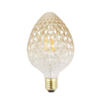 E27 Screw Port LED Vintage Light Shaped Decorative Illumination Bulb, Style: Strawberry Gold(110V 4W 2700K)