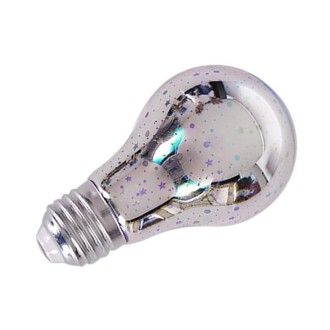 A60 E27 4W IP65 Waterproof Warm White 3D Fireworks LED Bulb, 2700K 48 LEDs SMD 2835 Vintage Atmosphere Decoration Art Lamp, AC 8