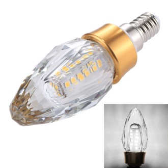 [85-265V] E14 5W  LED Corn Light, 40 LEDs SMD 2835 K5 Crystal + Ceramic Energy-saving Bulb