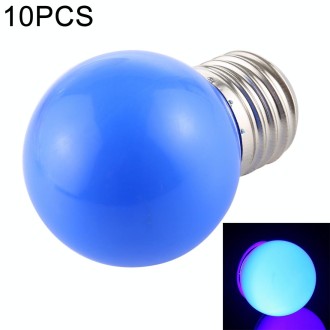 10 PCS 2W E27 2835 SMD Home Decoration LED Light Bulbs, AC 220V (Blue Light)