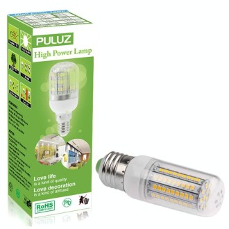 E27 8.0W 420LM Corn Light Lamp Bulb, 102 LED SMD 2835, Warm White Light, AC 220V, with Transparent Cover