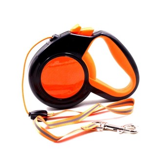 8m Pet Automatic Retractable Towing Leash Night Reflective Dog Walking Tractor(Orange)