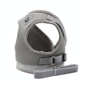 BL-844 Pet Chest Straps Reflective Breathable Dog Rope, Size: L(Silver Gray)