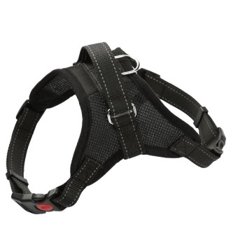 K9 Dog Adjustable Chest Strap, Size: XS(Breathable Black)