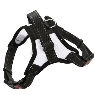 K9 Dog Adjustable Chest Strap, Size: XL(Breathable White)