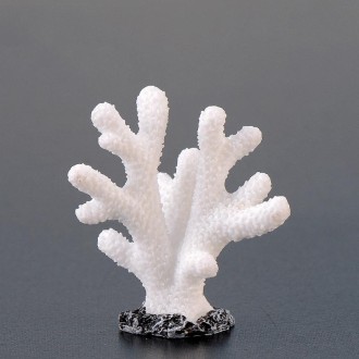 10 PCS Simulation Resin Coral Aquarium Fish Tank Small Ornaments, Colour: No. 3 White