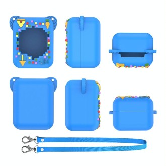 For Bitzee Electronic Pet Machine Silicone Protective Case(Blue)