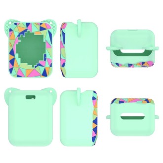 For Bitzee Magicals Digital Electronic Pet Gaming Machine Silicone Protective Cover(Mint Green)