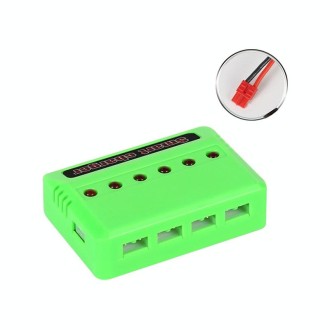 One To Six 3.7V Lithium Battery Drone USB Charger, Color: Green XH4.0 Port