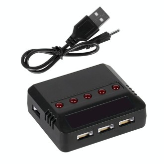 One To Five 3.7V Lithium Battery USB Charger For X5C Aircraf(XH2.54 Port)