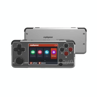 MIYOO A30 Retro Handheld Game Console 2.8 Inch IPS Screen WIFI Linux System Video Games Player 64GB(Grey)