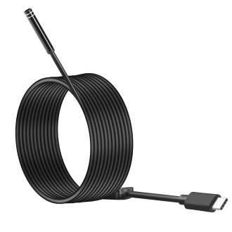 AN97 USB-C / Type-C Endoscope Waterproof IP67 Tube Inspection Camera with 8 LED & USB Adapter, Length: 5m, Lens Diameter: 7mm