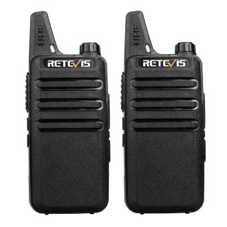 RETEVIS RT22 Hotel Mini Charging Two-Way Wireless Intercom Walkie Talkie(US Frequency with Plug)