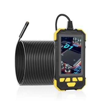 Y19 5.5mm Single Lens Hand-held Hard-wire Endoscope with 4.3-inch IPS Color LCD Screen, Cable Length:2m(Yellow)