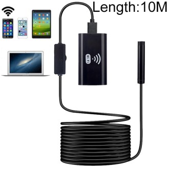 F99 HD Mobile Phone Endoscope, 8mm Waterproof Pipe Endoscope, Wifi Version, Flexible Cord, Length: 10m (Black)