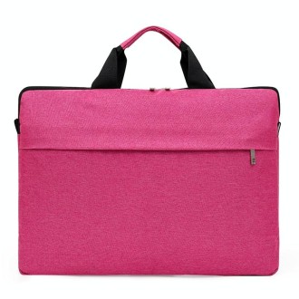 Portable Notebook Bag Multifunctional Waterproof and Wear-Resistant Single Shoulder Computer Bag, Size: 13 inch(Pink)