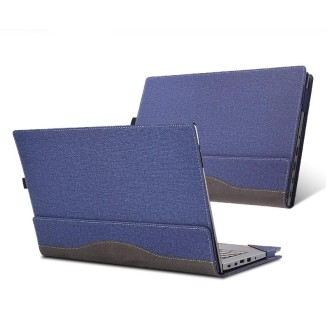 For Lenovo V15 G3 ABA / IAP Laptop Leather Anti-Fall Protective Case(Dark Blue)