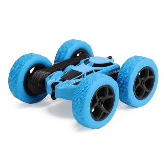 1:24 Double-Sided Stunt Car Rotating Tumbling And Twisting Stunt Car RC Climbing Children Remote Control Car(Sky Blue)