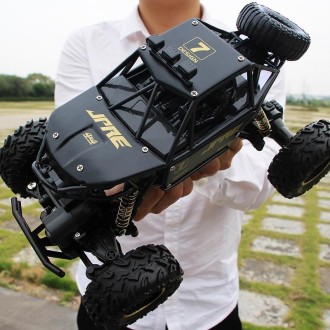 2.4GHz 4WD Double Motors Off-Road Climbing Car Remote Control Vehicle, Model:6241(Black)