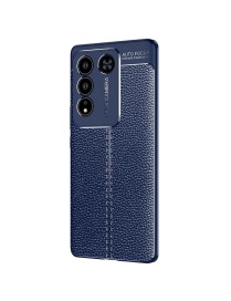 For vivo S16 Litchi Texture Shockproof TPU Phone Case(Blue)