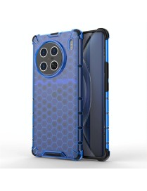 For vivo X90 Pro Honeycomb Shockproof Phone Case(Blue)