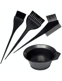 5 Sets Hair Dyeing Salon Comb Tool Set Hair Salon Mixing Bowl Care Brush