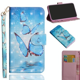 3D Painting Pattern Coloured Drawing Horizontal Flip TPU + PU Leather Case with Holder & Card Slots & Wallet For Google Pixel 3a