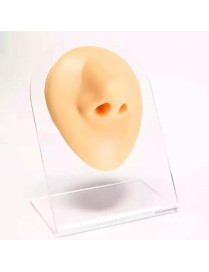 Simulation Facial Features Silicone Model Practice Display Props, Style:Nose(Flesh Color)