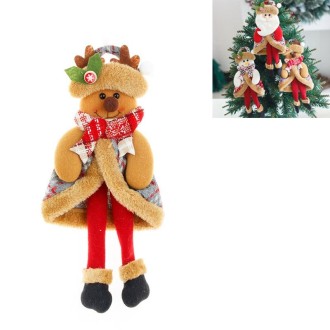 3 PCS Christmas Cartoon Doll Decoration Pendant( Fawn)